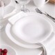 Altom Sada mělkých talířů z opálového skla White harmony 28 cm, 6 ks - thumb (3)