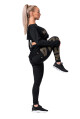 Nebbia dámské legíny Intense Gold print 827 černé - thumb (4)