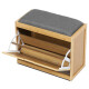 Autronic DR-N1014 GREY2 Botník s taburetem, 60 x 51 x 29 cm - thumb (2)