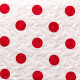 4Home Přehoz na postel Červený puntík, 220 x 240 cm, 2 ks 50 x 70 cm - thumb (8)