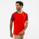Pánské tričko Salomon  Essential Colorblock Fiery Red M - thumb (4)