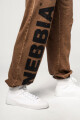 Pánské tepláky Nebbia  Washed-off Gym Sweatpants Baggy Style GYM BRO Ligth Brown L - thumb (1)