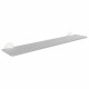 Sapho XR609W X-Round White skleněná polička, 60 cm, mléčné sklo/bílá - thumb (0)
