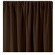 AmeliaHome Závěs Blackout Oxford Pleat tmavě hnědá, 140 x 245 cm - thumb (1)