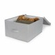 Compactor Skládací úložný kartonový box Wos, 40 x 50 x 25 cm, šedá, L - thumb (2)