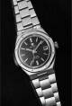 Nivada Grenchen F77 Black Date 69000A77 - Canvas Velcro Strap - thumb (7)