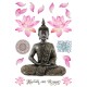 Samolepící dekorace Buddha, 42,5 x 65 cm - thumb (0)