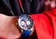 Vostok Europe Anchar Submarine Chrono Line 6S21-510A583 - Modrý silikonový řemínek - thumb (11)