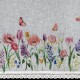 ArtFir Krátká záclona BELLA P | bílá/růžová 150 x 30 cm - thumb (2)
