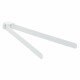 GEDY PI2302 Pirenei držák ručníků dvojitý otočný, 35 cm, bílá mat   - thumb (0)
