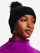 Dámská čepice Under Armour  Halftime Ribbed Pom-BLK - thumb (0)