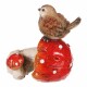 Ptáček na muchomůrce, polyresin, 10 x 14 x 13 cm - thumb (1)