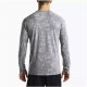 Pánské tričko Saucony  Negative-Splt Jacquard LS grey M - thumb (2)