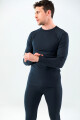 Pánské tričko Head  Flex Seamless LS Men Black M - thumb (4)