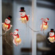 Solight LED okenní řetěz sněhuláci, 6x LED, přísavný, 120cm, 2x AA - thumb (2)