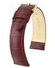 Řemínek Hirsch Duke - burgundy - 18 mm - L – Standardní délka (doporučujeme) - 16 mm - Zlatá - thumb (0)