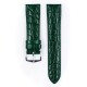 Řemínek Hirsch Crocograin (NO QR) - zelený - 16 mm - M – Střední délka - 14 mm - Zlatá - thumb (2)