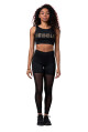 Dámské legíny Nebbia Intense Gold Mesh leggings 829 black S - thumb (0)