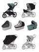 Sportovní kočárek Thule Urban Glide 3 Mid blue + korbička Mid blue AKČNÍ SET 7v1 - thumb (0)