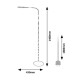 Rabalux 74009 stojací LED lampa Adelmo, 10 W, černá - thumb (5)