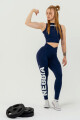 Dámské legíny Nebbia Barbell Therapy Glute Check Blue S - thumb (0)