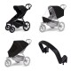 Městský kočárek Thule Urban Glide 4-wheel Black + madlo + pláštěnka + moskytiéra - thumb (0)