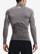 Under Armour ColdGear Armour Compression Mock LS Charcoal light heather - thumb (5)