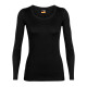 Dámské tričko Icebreaker Merino 200 Oasis LS Scoop Black M - thumb (0)