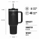 STANLEY Quencher H2.O FlowState Tumbler 1180 ml Black Tonal - thumb (2)