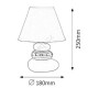 Stolní lampa Salem, bílo-stříbrná, Rabalux 4949 - thumb (1)