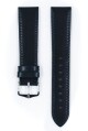 Řemínek Hirsch Osiris - modrý - 20 mm - L – Standardní délka (doporučujeme) - 18 mm - Stříbrná - thumb (1)