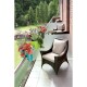 Květináč na zábradlí Lofly Railing bílá, 24,5 cm, 24,5 cm - thumb (2)