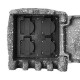 Panlux PN42000001 Zahradní rozbočka Stone 4Z 4 zásuvky, šedá - thumb (4)