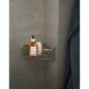 GEDY 2483-44 Smart rohová police do sprchy, 20 x 8 x 15,1 cm, bronz  - thumb (1)
