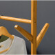 Pojízdný bambusový věšák Vikir Typ 1, 60 x 37 x 180 cm - thumb (4)