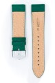 Řemínek Hirsch Osiris Nubuk - zelený - 22 mm - L – Standardní délka (doporučujeme) - 20 mm - Stříbrná - thumb (2)