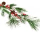 Umělá větvička borovice s dekorací, 75 cm - thumb (3)
