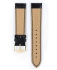 Řemínek Hirsch Ascot - černý, lesk - 18 mm - L – Standardní délka (doporučujeme) - 16 mm - Zlatá - thumb (2)