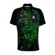 Pánské tričko Joola  Shirt Centrela Polo Black/Green M - thumb (0)