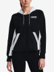 Dámská mikina Under Armour  Rival + FZ Hoodie-BLK S - thumb (0)