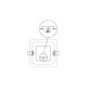 Panlux PN22400006 Podhledové LED svítidlo Downlight CCT Square bílá, 12 W - thumb (2)