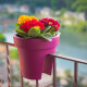 Prosperplast Květináč na zábradlí Lofly Railing fuchsiová, 24,5 cm, 24,5 cm - thumb (1)