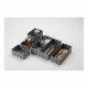 Compactor Úložný organizér do zásuvky Compactor TEX - košík S, 12 x 12 x 7 cm, šedý, S - thumb (1)