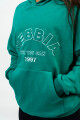 Dámská mikina Nebbia GYM RAT Branded Oversized Hoodie green L - thumb (3)