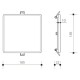 Panlux Přisazené LED svítidlo Downlight Square, 18,5 x 18,5 cm, 18 W, IP66 - thumb (4)