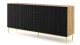 ARTBm Komoda RAVENNA B 3D3S 200 | dub artisan / černá matná Provedení: Dub artisan / černý mat / zlaté nohy - thumb (2)