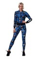 Nebbia legíny Mid Waist Ocean Power 566 modré - thumb (5)