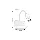 Rabalux 71090 nástěnná lampa s odkládacím prostorem Tacito, bílá - thumb (6)