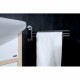 SAPHO XR407 X-Round trojitý držák na ručníky otočný 45 cm, stříbrná - thumb (1)