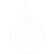Vánoční závěsná LED dekorace Kerstball Tree 250 LED, 48 cm - thumb (0)